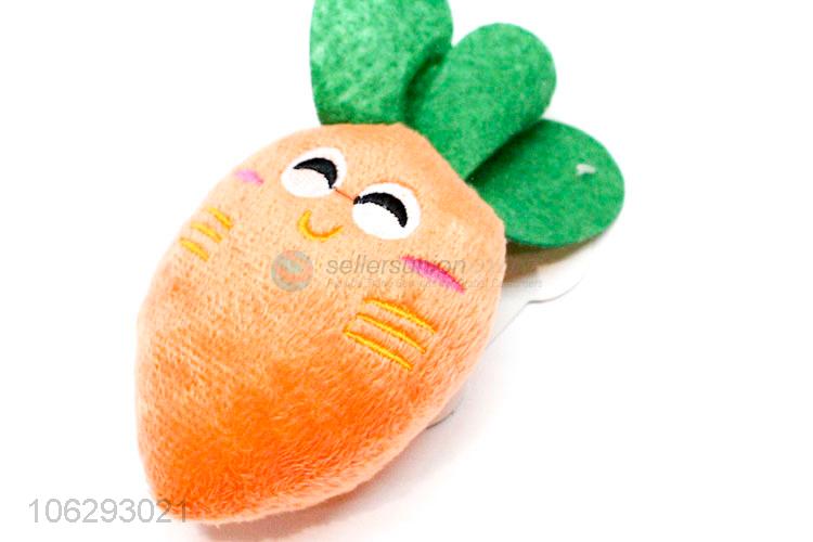 Wholesale Colorful Cartoon Carrot Shape Pet Toy