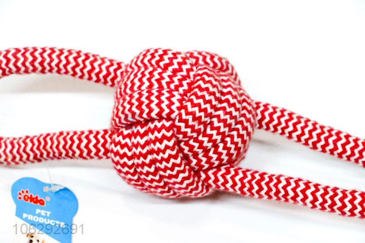 Custom Cotton Knot Rope Ball Toy For Pet