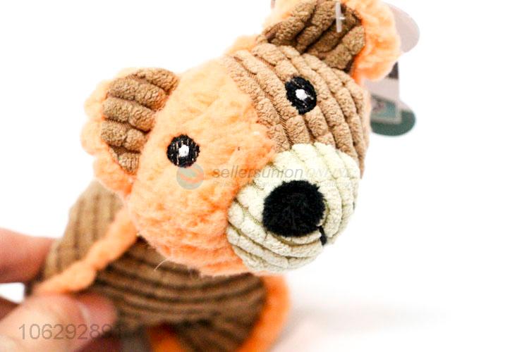 Factory Price Cotton Cartoon Bear Pet Toy