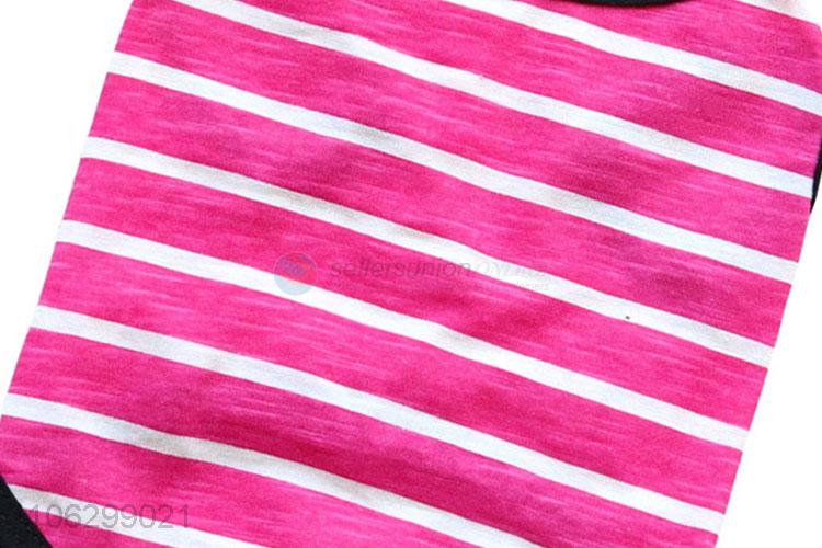 Custom Colorful Stripe Cotton Pet Clothes