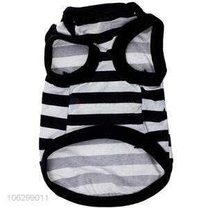 Good Quality Cotton Stripe Vest For Pet Dog