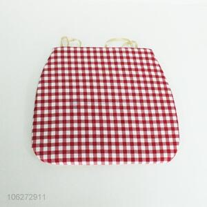 High sales plaid cloth seat cushion