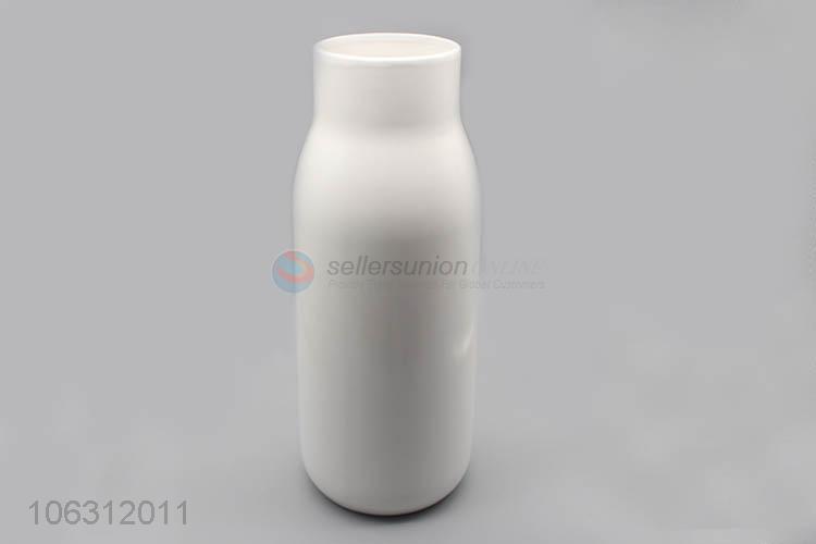 Customized green plant leaf pattern porcelain vase wholesale