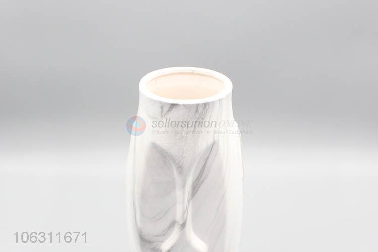 Factory direct supply decorative abstract human face ceramic vase