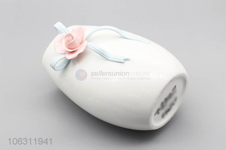 Best selling hotel decor delicate flower porcelain vase