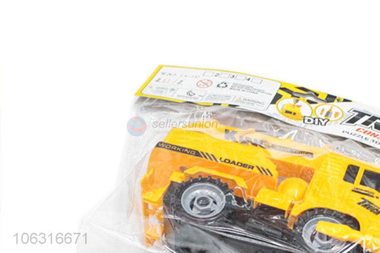 China manufacturer plastic construction truck model toy for kids