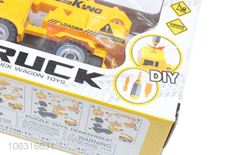 Bulk price plastic crane truck model toy for kids