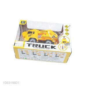 Factory direct supply children plastic excavator truck model toy