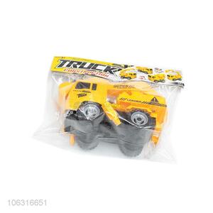 Top manufacturer plastic excavator truck model toy for kids