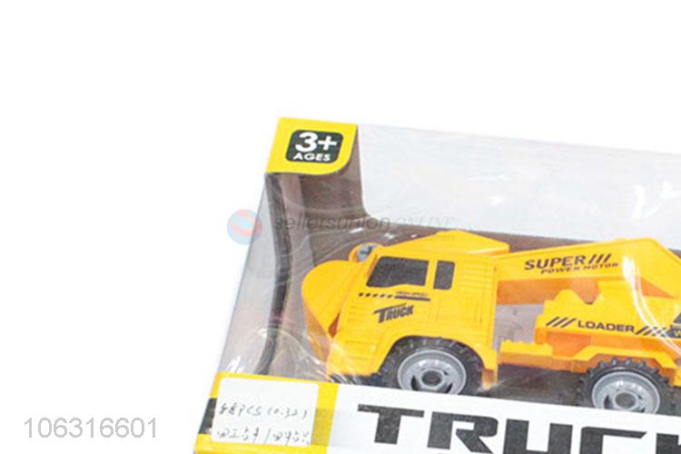 Factory direct supply children plastic excavator truck model toy