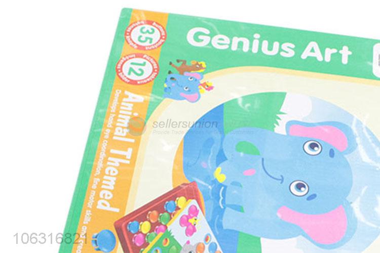 Manufacturer directly supply button assembly elephant puzzle toy