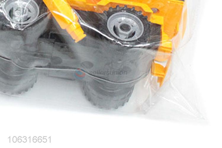 Top manufacturer plastic excavator truck model toy for kids