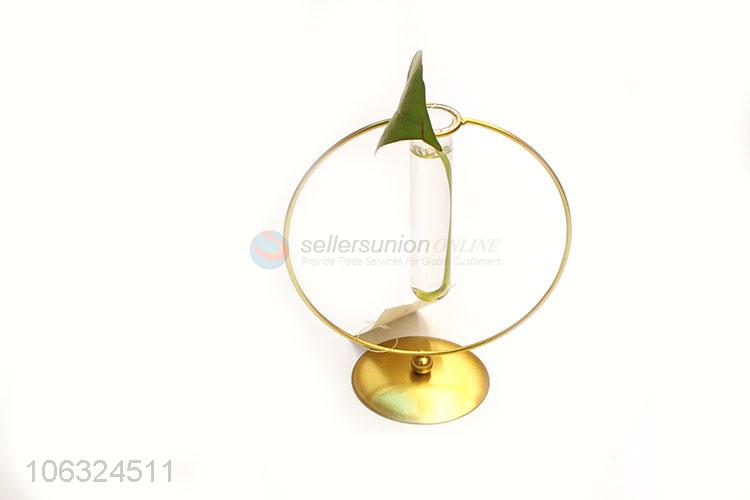 Hot Sale Simple Geometric Metal Candlestick Home Decoration