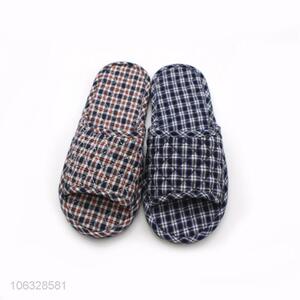 Fashion Comfortable Open Toe Cotton Indoor Slipper