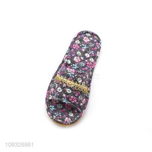 Premium Quality Cotton Fabric Slipper Open Toe Slippers