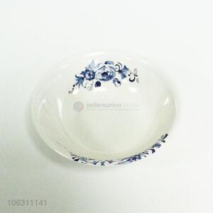 Hot selling food grade floral melamine bowl