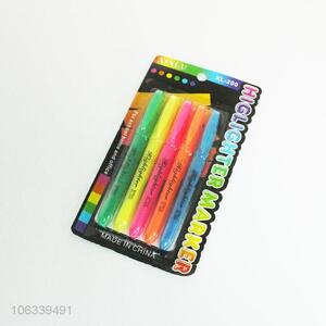 Custom 5 Pieces Plastic Highlighter Marker Pen