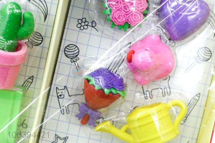 Hot sale children 3D TPR erasers cartoon erasers