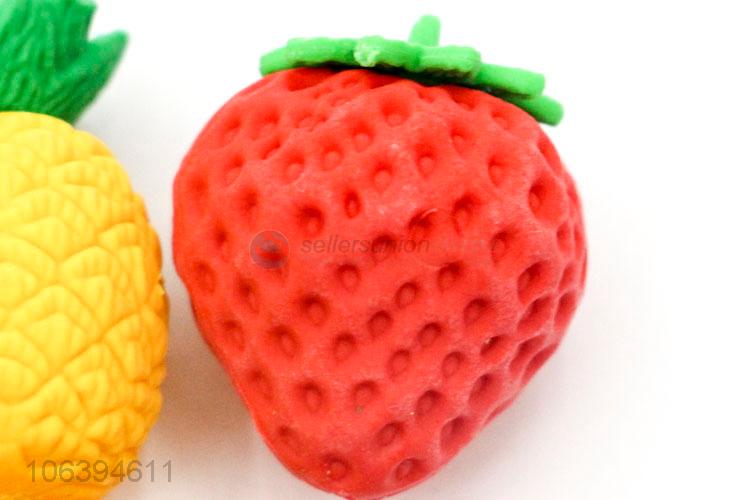 Good sale novel design kids toy erasers 3D TPR erasers