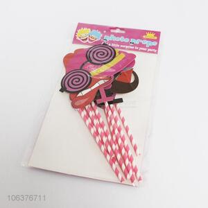 New Design 10 Pieces Party Paper Photo Props