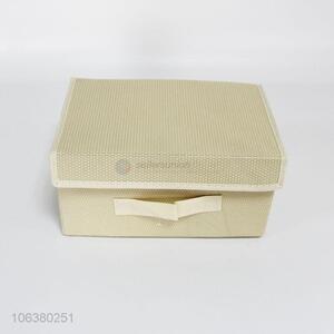 Good quality popular foldable nonwovens storage box with handle