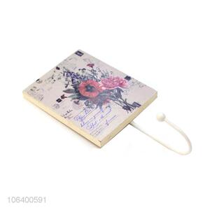 Fashion Flower Pattern Household Decorative Wall Hooks