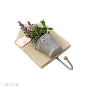 Popular Artificial Flower Design Wall Hooks