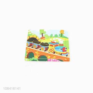 Popular cartoon train and railway pattern jigsaw puzzle