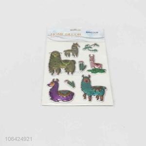 Bottom price puffy pvc sticker animal foam room sticker