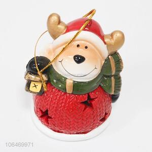 Cute Design Christmas Ceramic Crafts With Light