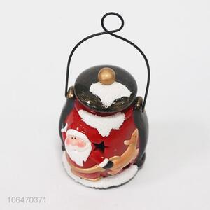 Fashion Design Christmas Ceramic Crafts With Light