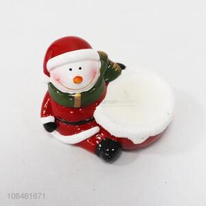 High Sales Christmas Snowman Candle Holder <em>Porcelain</em> <em>Crafts</em>