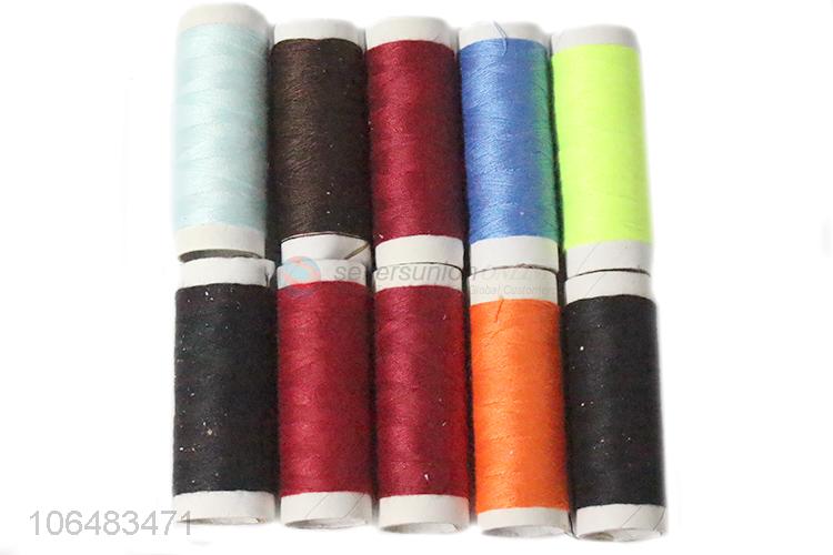 Low price household polyester sewing thread and needle set