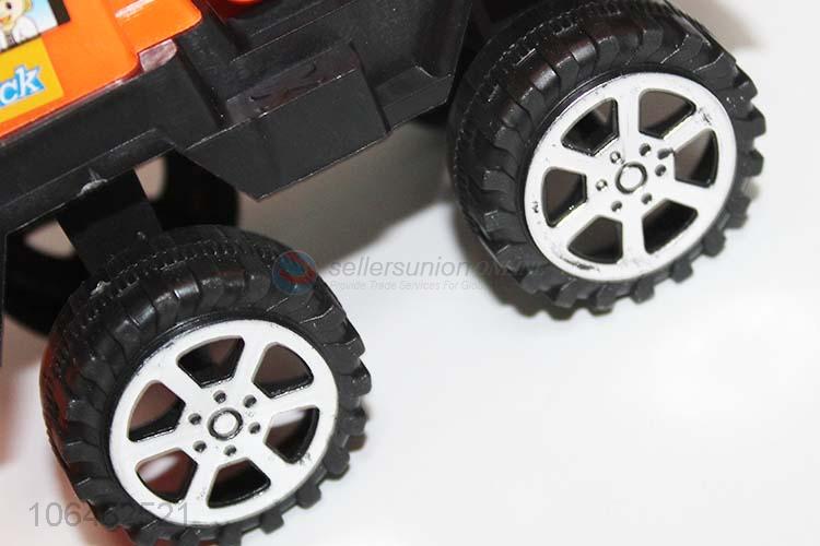 Factory sell lovely plastic engineering vehicle cartoon toy car