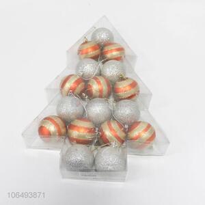 High sales festival decorations 17pcs Christmas balls