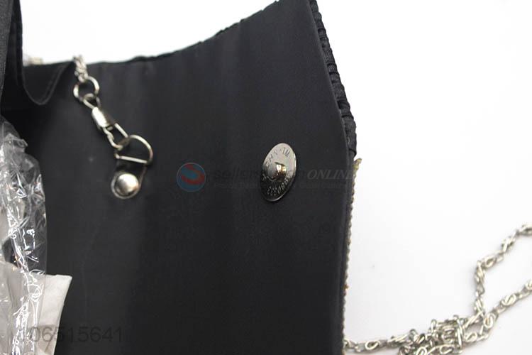 Custom women rhinestone banquet clutch chain crossbody bag shoulder bag