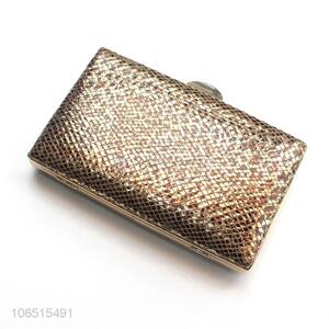 OEM factory ladies snakeskin handbag shoulder bag with chains strap