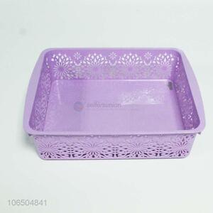 Wholesale hollowed-out plastic basket for kitchen use