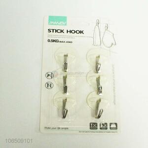 Factory price strong self adhesive round sticky hooks