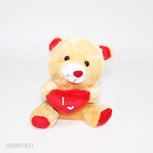 Contracted Design Teddy Bear Toy with Red Heart Plush Toys