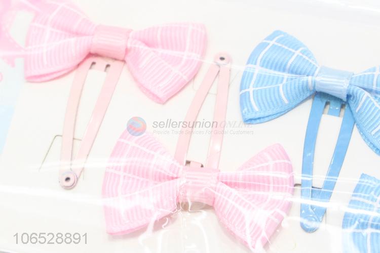 Unique Design Children Toddler Bow Hair Clip Bow Accessories Hairpin Set