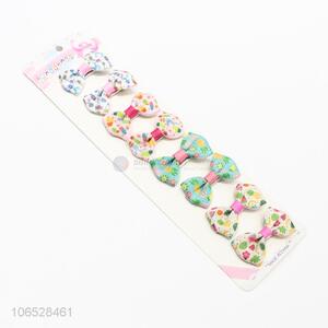 Factory Price Beautiful Girl'S Hair Clips Bow Knot Hairpins Set