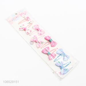 Cheap Hair Accessories Supplies Kids Girls Beauty Bow Hairpin Set
