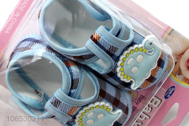 Good Sale Check Pattern Cute Baby Shoes Thin Shoe