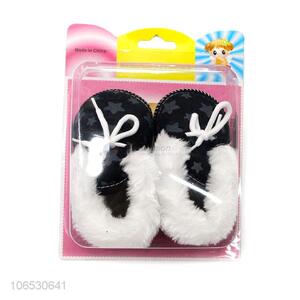 Fashion Warm Plush Inside Baby Infant Shoes Toddler Shoes