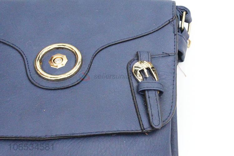 Fashion Pu Leather Women Flap Crossbody Bag Vintage Inclined Shoulder Bag