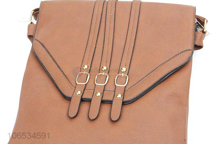 Best Sale Lady Pu Flap Crossbody Bag Leather Women Shoulder Bag Daily Use