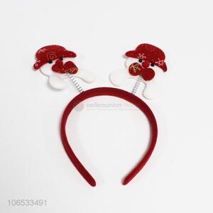 Hot products Christmas headbands snowman headband