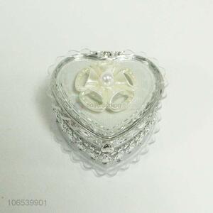 Custom heart lover shape acrylic plastic jewelry box