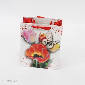 Best Price Flower Pattern Portable Gift Bag